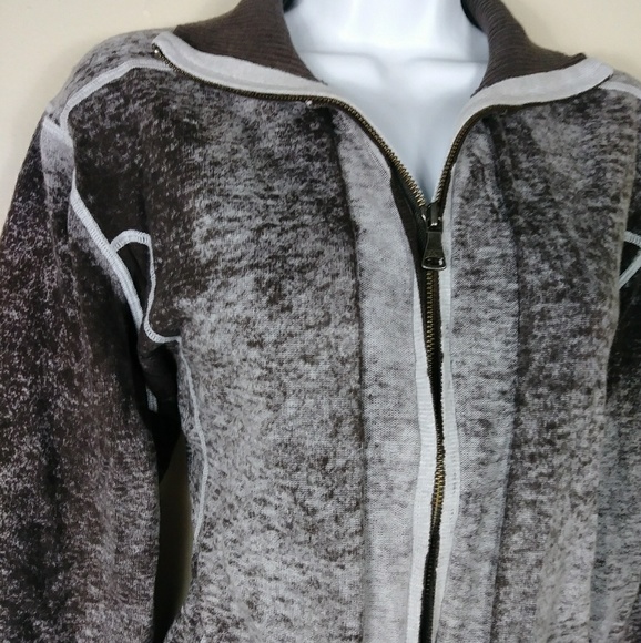 BKE Faded Brown zip up Jacket - Picture 4 of 6